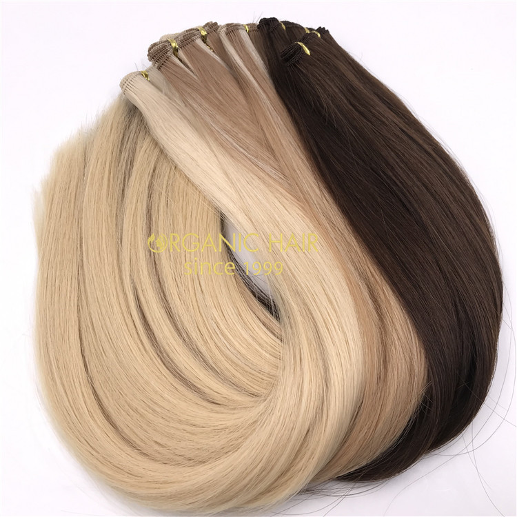 Hot sale human hand tied wefts and good reviews X234